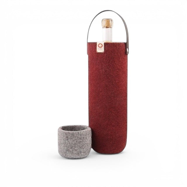 Wool Wine Cooler - Bordeaux