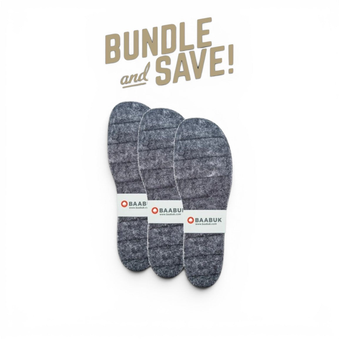 Insoles Bundle - Slipper 3 Pack